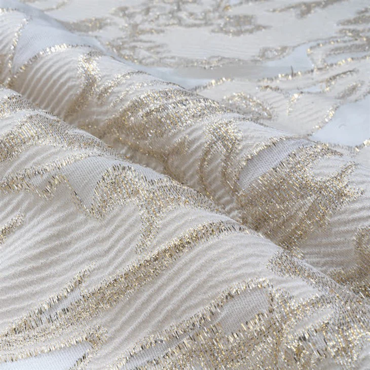 Wholesale Silk Lurex Jacquard Fabric